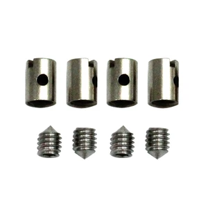 G99F Solderless Cable Nipple 5mm Universal Metal Brake Line Throttle Choke End Screw