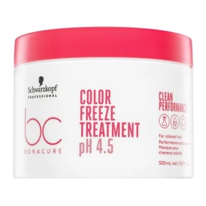 Schwarzkopf Professional BC Bonacure Color Freeze Treatment pH 4.5 Clean Performance ochranná maska pro barvené a melírované vlasy 500 ml