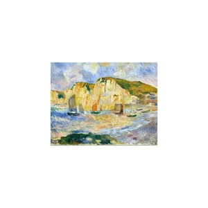 Reprodukcia obrazu Auguste Renoir - Sea and Cliffs, 90 x 70 cm