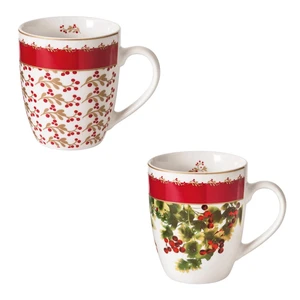Súprava 2 porcelánových hrnčekov Brandani Mug Le Bacche