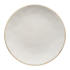 Biely kameninový podnos Costa Nova Roda, ⌀ 25 cm