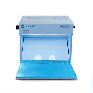 SUNSHINE SS-917C AC110V/AC220V Dust Free Working Room Anti Dust Working Bench Adjustable Wind Cleaning Room With Dust Ch