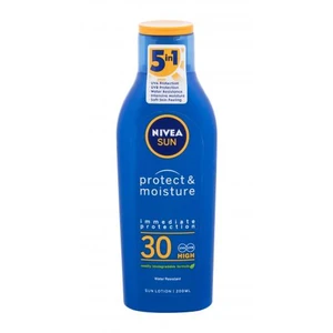 Nivea Sun Protect & Moisture SPF30 200 ml opalovací přípravek na tělo unisex na všechny typy pleti