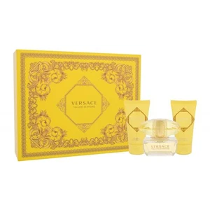 Versace Yellow Diamond dárková kazeta toaletní voda 50 ml + tělové mléko 50 ml + sprchový gel 50 ml pro ženy