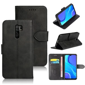 Bakeey Magnetic Flip with Card Slots Wallet Shockproof Full Cover PU Leather Protective Case for Xiaomi Redmi 9 Non-orig