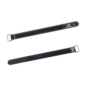 2Pcs RJXHOBBY 20mm Battery Strap Metal Buckle 150-1000mm Length Black Color for RC Drone