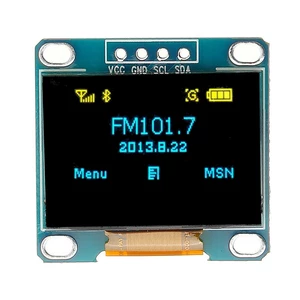 Geekcreit® 0.96 Inch 4Pin Blue Yellow IIC I2C OLED Display Module Geekcreit for Arduino - products that work with offici