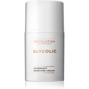 Revolution Skincare Glycolic Acid Glow rozjasňujúci a obnovujúci nočný krém 50 ml
