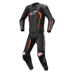 Dvoudílná moto kombinéza Alpinestars Missile 2 černá/červená fluo  černá/červená fluo  46