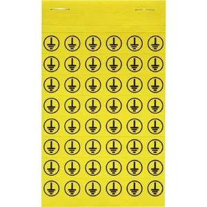 Weidmüller 1685690002 SYMBOL-PACK 14X14 ERDE značenie káblov   Farba aktívneho poľa: žltá Počet štítkov: 480