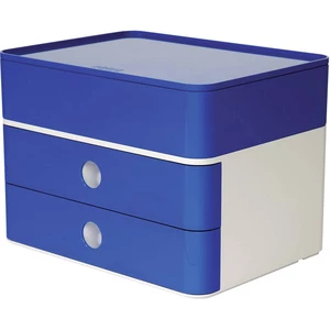 HAN SMART-BOX PLUS ALLISON 1100-14 box so zásuvkami biela, kráľovská modrá  Počet zásuviek: 2