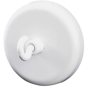 Dahle magnet  (Ø x v) 47 mm x 32 mm guľatý, s hákom biela 1 ks 95861