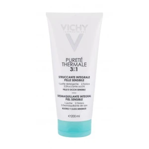 Vichy Pureté Thermale 3 in 1 200 ml odličovač tváre pre ženy