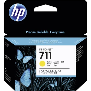 HP Ink 711 originál balenie po 3 ks žltá CZ136A