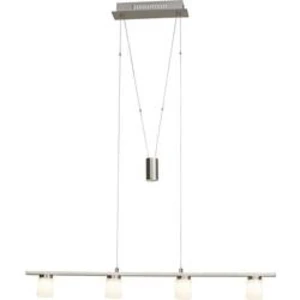 LED závěsný lustr Brilliant Betsy G93547/13, 18 W, N/A, chrom (satinovaný), bílá
