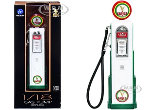 "Eagle Gasoline" Vintage Digital Gas Pump 1/18 Diecast Replica by Road Signature