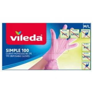 Vileda Simple rukavice S/M 100ks