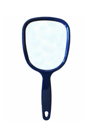 Kadernícke zrkadlo Duko m10 s rukoväťou - 130x280 mm, modré (m-10)