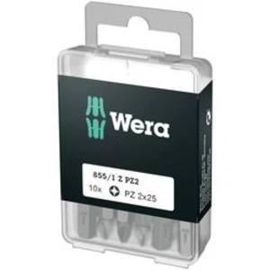 Křížový bit Wera 05072403001, 25 mm, nástrojová ocel, vysoce pevné, 10 ks