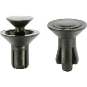 Rozpínací nýt PB Fastener SRCS-4080B, Ø otvoru 4.2 mm, černá, 1 ks