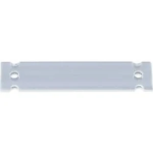 Evidenční štítek HellermannTyton HC06-17-PE-CL, 17,5 x 7 mm, transparentní