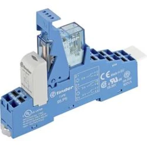 Vazební relé řady 48 se svorkami Push-In Finder 48.P5.7.024.5050, 250 V/AC, 15 A, 2 přepínací kontakty