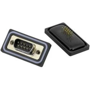 D-SUB kolíková lišta W & P Products 180 °, pólů 9, pájecí kalíšek, 1 ks
