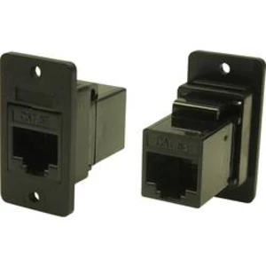 Adaptér, vestavný Cliff CP30620X, RJ45 černá, 1 ks