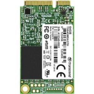 Interní mSATA SSD pevný disk 64 GB Transcend MSA370I Retail TS64GMSA370I SATA 6 Gb/s