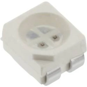 Vícebarevná SMD LED HuiYuan 3528SURSUGC, 2.4 V, 20 mA, 120 °, 130 mcd, 235 mcd, červená, zelená