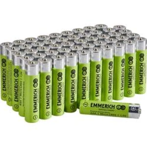 Mikrotužková baterie AAA alkalicko-manganová Emmerich Industrial LR03 1300 mAh 50 ks