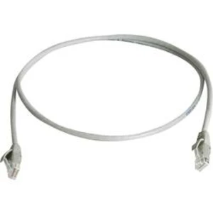 Síťový kabel RJ45 Telegärtner L00000A0273, CAT 6, U/UTP, 1.00 m, šedá
