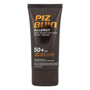 PIZ BUIN Allergy Sun Sensitive Skin Face Cream SPF50+ 50 ml opaľovací prípravok na tvár unisex na alergickú pleť