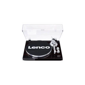 Gramofón Lenco LBT-188 čierny/hnedý gramofón • remienkový pohon • anti-skating • USB pre pripojenie k počítaču • prevod vinylu do digitálneho formátu 