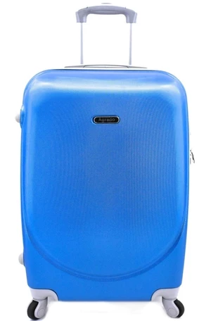 Cestovní kufr skořepinový na čtyřech kolečkách Agrado (S) 40l - modrá