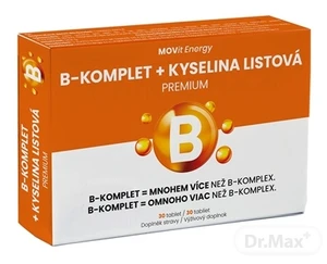 MOVit B-KOMPLET + Kyselina listová PREMIUM