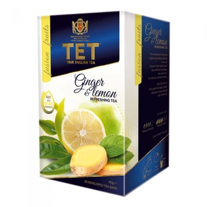 Tee True English Tea „GINGER &amp; LEMON“, 20 Stk.