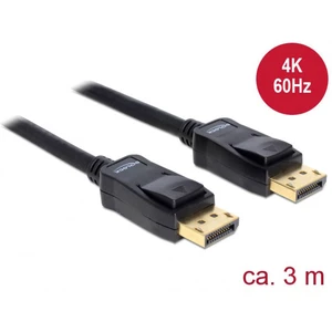 Delock DisplayPort prepojovací kábel #####DisplayPort Stecker, #####DisplayPort Stecker 3.00 m čierna 82424  #####Displa