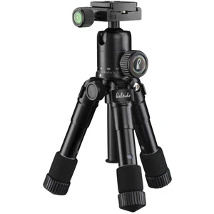 Mantona 21182 trojnohý statív 1/4", 3/8" Min./max.výška=17 - 49.5 cm čierna guľová hlava