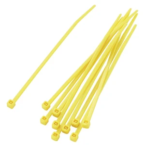TRU COMPONENTS 1592832 TC-PBR-100-4YW203 sada sťahovacích pásiek 100 mm 2.20 mm žltá  100 ks
