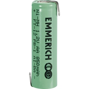 Emmerich Mignon ZLF špeciálny akumulátor mignon (AA) spájkovacia špička v tvare Z Ni-MH 1.2 V 850 mAh