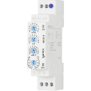 ENTES MCB-8 časové relé multifunkčné 24 V/DC, 24 V/AC, 230 V/AC 1 ks Čas.rozsah: 0.1 s - 30 h 1 prepínací
