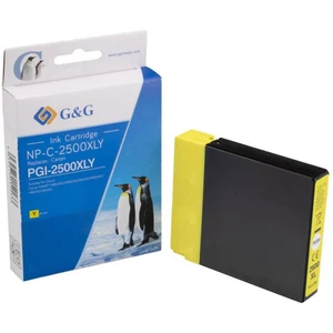G&G Ink náhradný Canon PGI-2500XL Y kompatibilná  žltá NP-C-2500XLY 1C2500Y