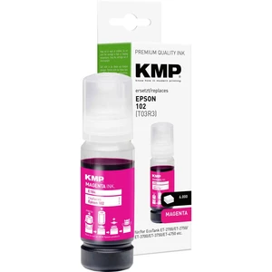 KMP Ink refill náhradný Epson 102, 102 EcoTank, T03R3, C13T03R340 kompatibilná  purpurová E184 1642,0006