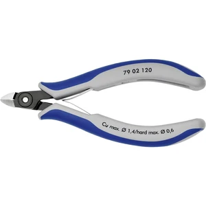bočné štiepacie kliešte pre elektroniku a jemnú mechaniku Knipex  79 02 120, s fazetou, 120 mm