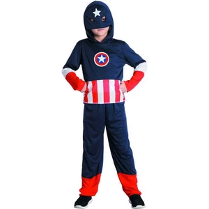 Made Detský kostým Hrdina Captain Amerika 120 - 130 cm