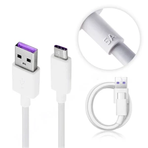 Eredeti adatkábel Huawei HL1289 mobilné telefóny USB-C konektorral, White