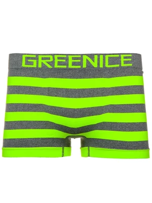 Zeleno-neonové pánské boxerky Bolf PL4692