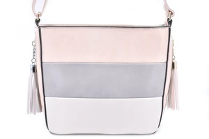 Dámská kabelka crossbody - růžová/pudrová