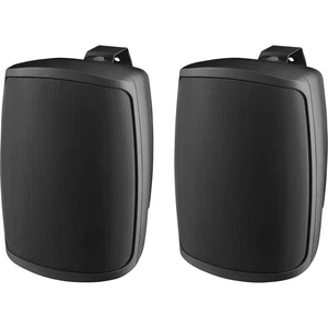Monacor WALL-04T/SW ELA nástenný reprobox 2 W čierna 1 pár